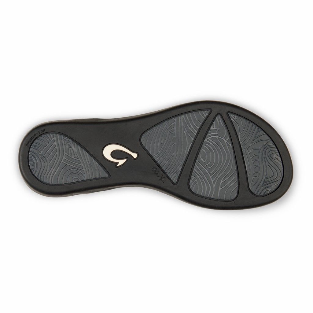 Sandalias Olukai Ho‘ōpio Leather - Chanclas Mujer Cafes 20587-231